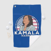 Serviette De Golf Politique Kamala Harris (En situation)