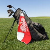 Serviette De Golf Pologne Drapeau Football patriotique Polska (Vert)