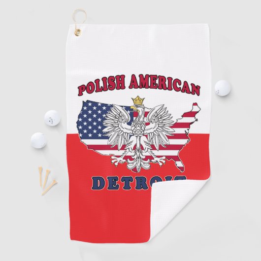 Serviette De Golf Polonais de Detroit Michigan (En situation)