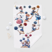 Serviette De Golf Pom-pom girl (En situation)