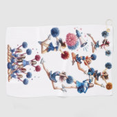 Serviette De Golf Pom-pom girl (Horizontal)
