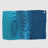 Serviette De Golf Pommes bleu Aqua (Horizontal)