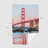 Serviette De Golf Pont d'or (En situation)