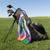 Serviette De Golf Pony coloré (Vert)