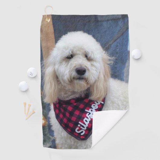 Serviette De Golf Poodle (En situation)