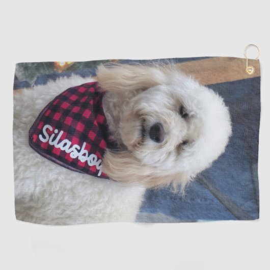 Serviette De Golf Poodle (Horizontal)