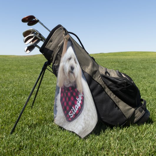 Serviette De Golf Poodle (Vert)