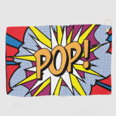 Serviette De Golf Pop Art Golf Towne (Horizontal)