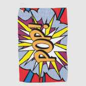 Serviette De Golf Pop Art Golf Towne (Devant)