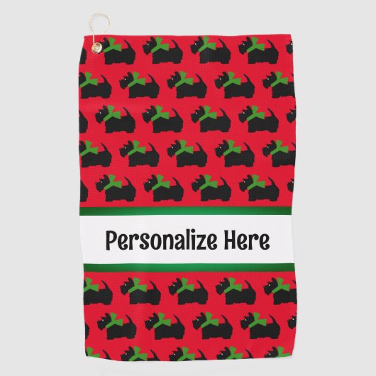 Serviette De Golf Populaire Scotty Chig Personnalisé (Devant)