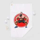 Serviette De Golf Porté Musculaire (En situation)