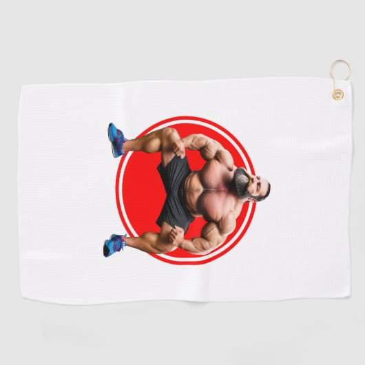 Serviette De Golf Porté Musculaire (Horizontal)