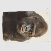 Serviette De Golf Portrait de gorille de Silverback (Horizontal)