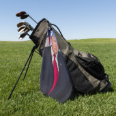Serviette De Golf Portrait officiel de Donald Trump (Vert)