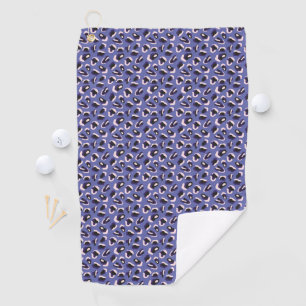 Serviette De Golf Poster de animal Abstrait pourpre
