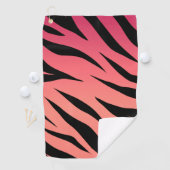 Serviette De Golf Poster de animal rose (En situation)