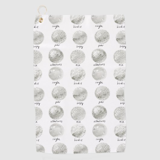 Serviette De Golf Potentiel de balle de golf (Devant)