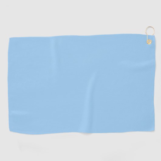 Serviette De Golf Poudre solide clair bleu bébé pâle (Horizontal)