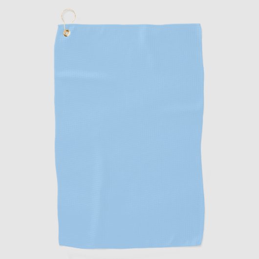 Serviette De Golf Poudre solide clair bleu bébé pâle (Devant)