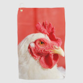 Serviette De Golf Poulet de ferme (Devant)