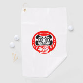 Serviette De Golf Poupée Daruma (En situation)