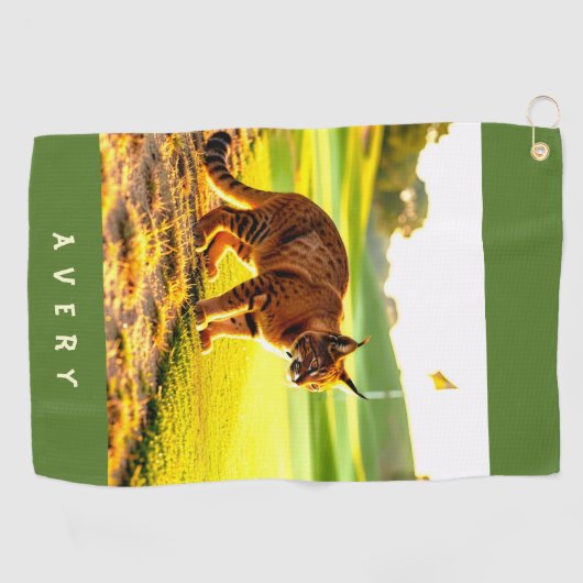 Serviette de golf pour chat (Horizontal)