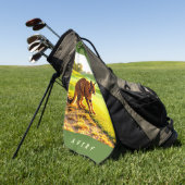 Serviette de golf pour chat (Vert)