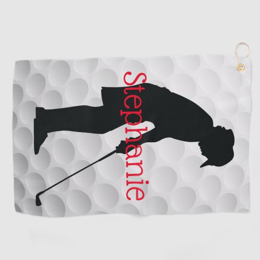 Serviette de golf pour femme (Horizontal)