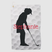 Serviette de golf pour femme (Devant)