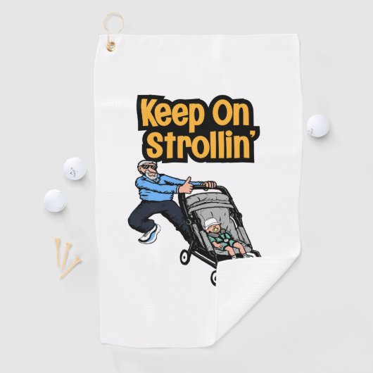 Serviette de golf pour grand-père Cool (En situation)
