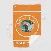 Serviette de golf pour le meilleur papa (En situation)