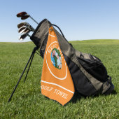 Serviette de golf pour le meilleur papa (Vert)