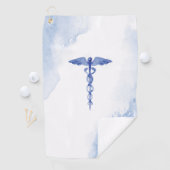 Serviette De Golf Pour les médecins et les infirmières. Aquarelle de (En situation)