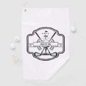 Serviette de golf pour terrain de golf (En situation)