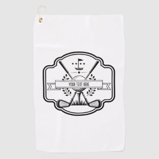 Serviette de golf pour terrain de golf