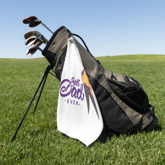 Serviette de golf pour un roi : Meilleure édition  (Vert)