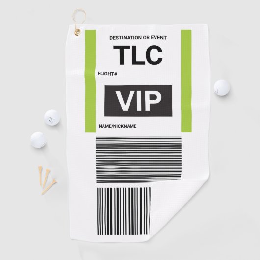 SERVIETTE DE GOLF POUR VOYAGE VIP (En situation)