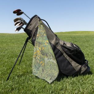 Serviette De Golf Prairie jaune de Van Gogh - Art floral classique
