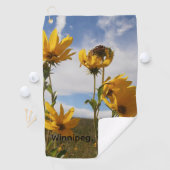 Serviette de golf Prairie Sunset (En situation)