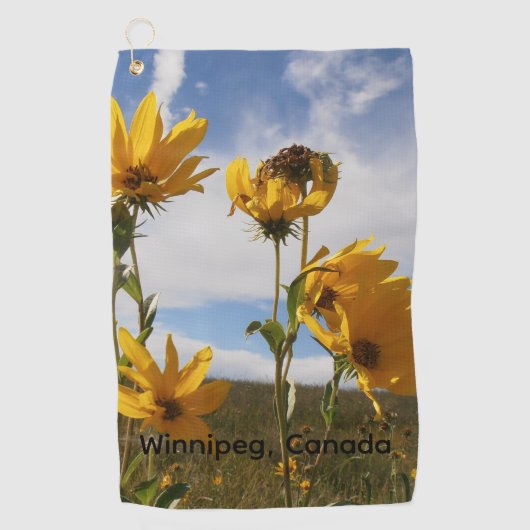 Serviette de golf Prairie Sunset (Devant)