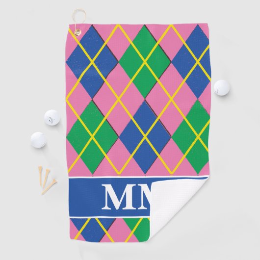 Serviette De Golf Premier monogramme (En situation)