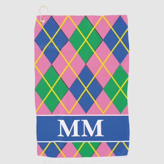 Serviette De Golf Premier monogramme (Devant)