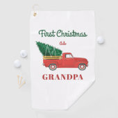 Serviette De Golf Premier Noël Matching Famille Vacances Grand (En situation)