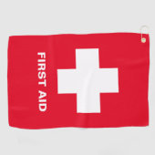 Serviette De Golf Premiers soins et urgences, Ambulance, Aide/servie (Horizontal)