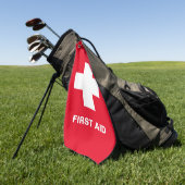 Serviette De Golf Premiers soins et urgences, Ambulance, Aide/servie (Vert)