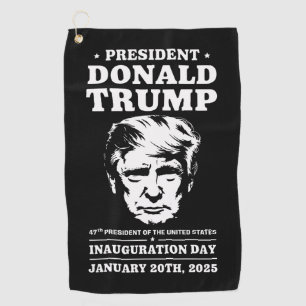 Serviette De Golf Président 47 D J Trump Jour d'investiture Jan 2025