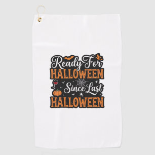 Serviette De Golf Prêt pour Halloween depuis le dernier Halloween Vi