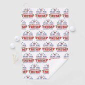 SERVIETTE DE GOLF PRIER POUR TRUMP (En situation)