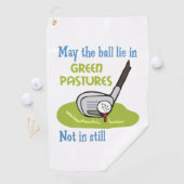 Serviette De Golf Prière des golfeurs (En situation)