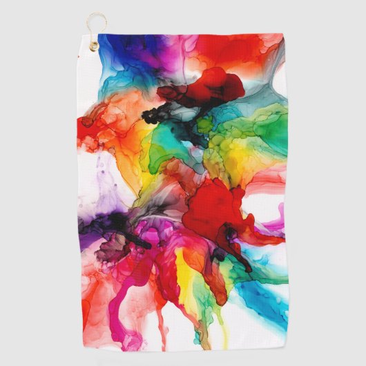 Serviette De Golf Prisme de bijoux - Aquarelle (Devant)